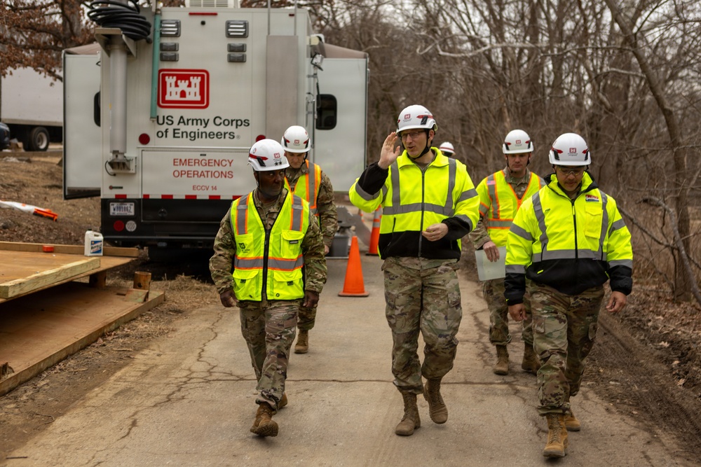 U.S. Army Corps of Engineers Deputy Commanding General visits Potomac Interceptor response