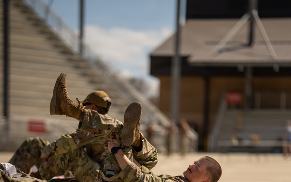 JBSA Servicemembers Participate in the Norwegian Foot March
