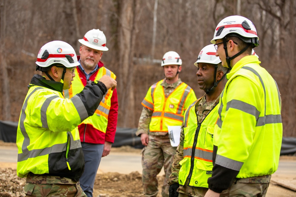 U.S. Army Corps of Engineers Deputy Commanding General visits Potomac Interceptor response