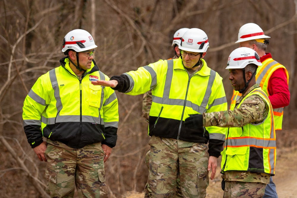 U.S. Army Corps of Engineers Deputy Commanding General visits Potomac Interceptor response