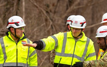 U.S. Army Corps of Engineers Deputy Commanding General visits Potomac Interceptor response