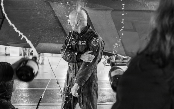 Col Budde conducts final flight as 477th FG commander