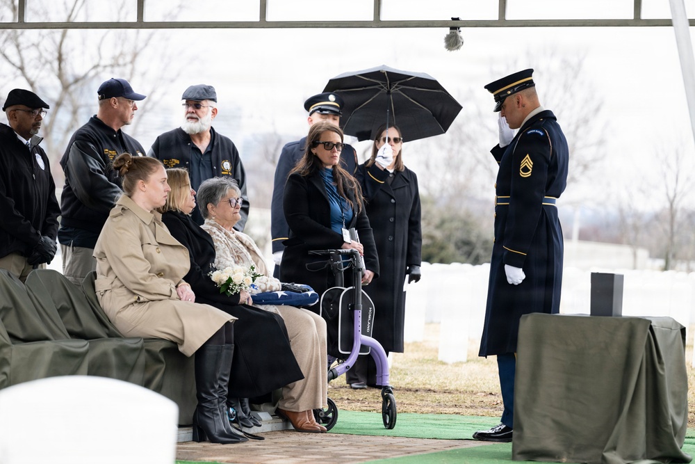 Military Funeral Honors are Conducted for U.S. Army Spc. 4th Class Michael Vinson in Section 71