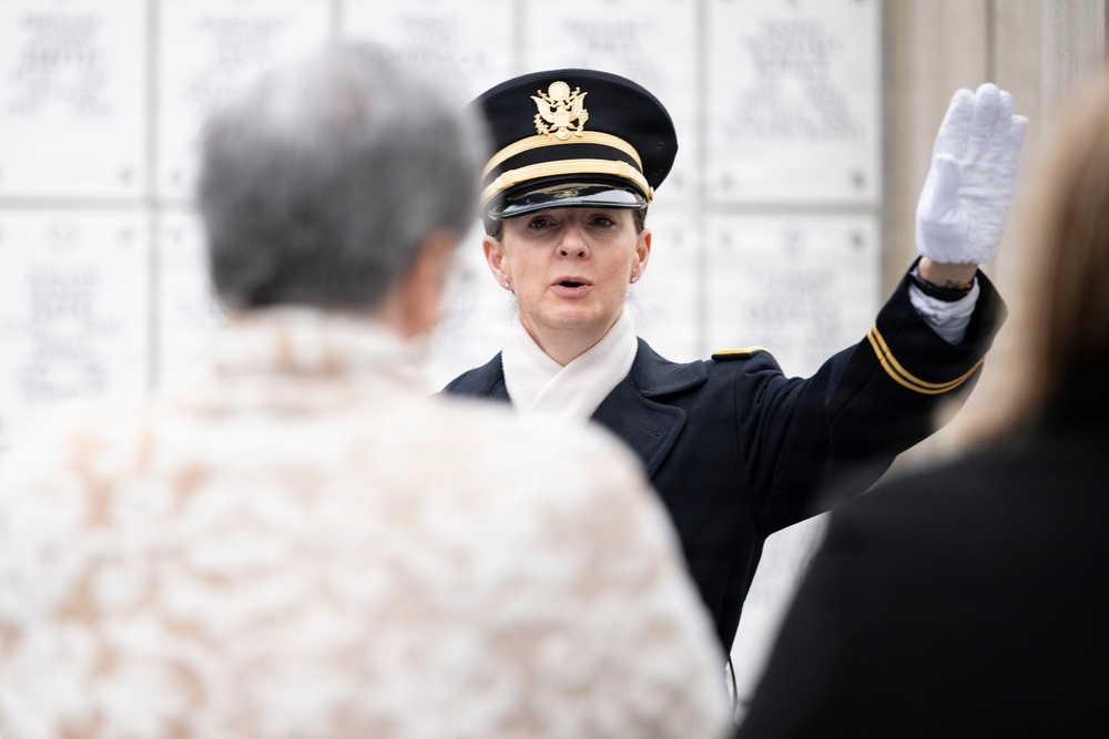 Military Funeral Honors are Conducted for U.S. Army Spc. 4th Class Michael Vinson in Section 71