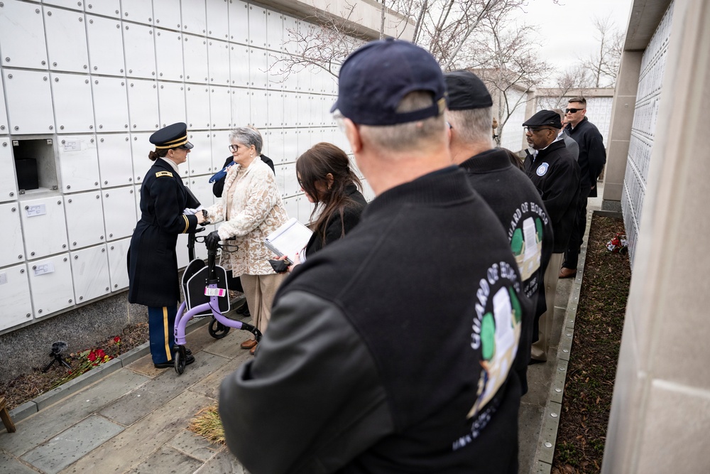 Military Funeral Honors are Conducted for U.S. Army Spc. 4th Class Michael Vinson in Section 71