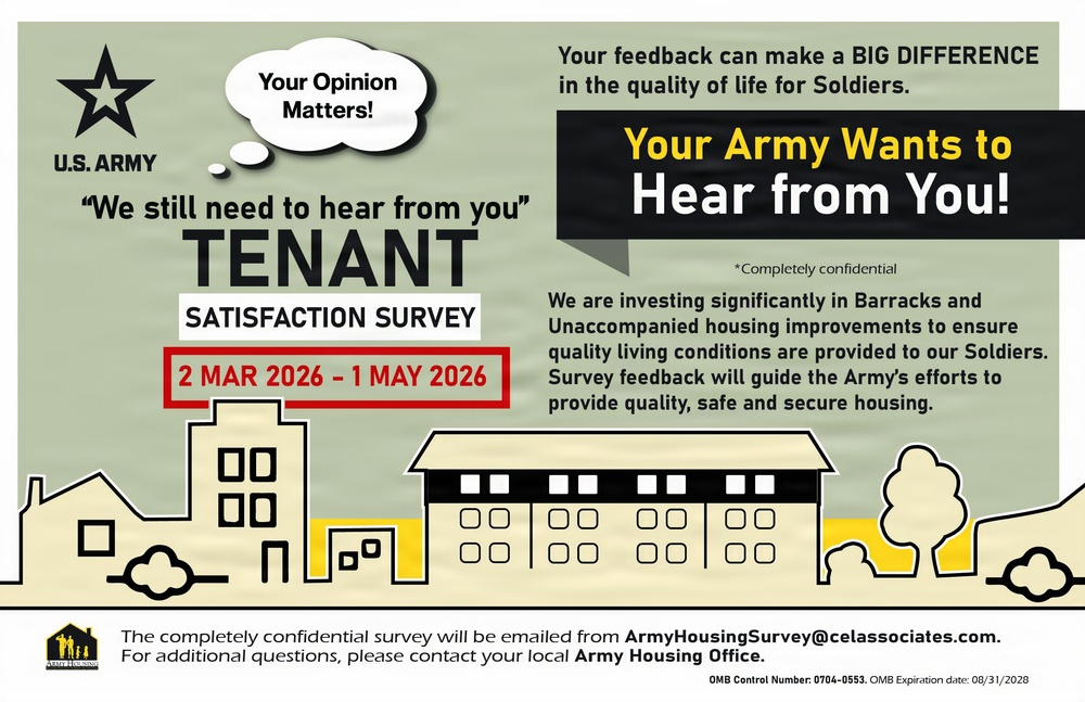 2026 Barracks Tenant Satisfaction Survey
