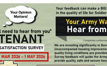 2026 Barracks Tenant Satisfaction Survey