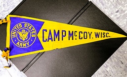 Wisconsin antique business donates World War II-era Camp McCoy pennant to Fort McCoy History Center