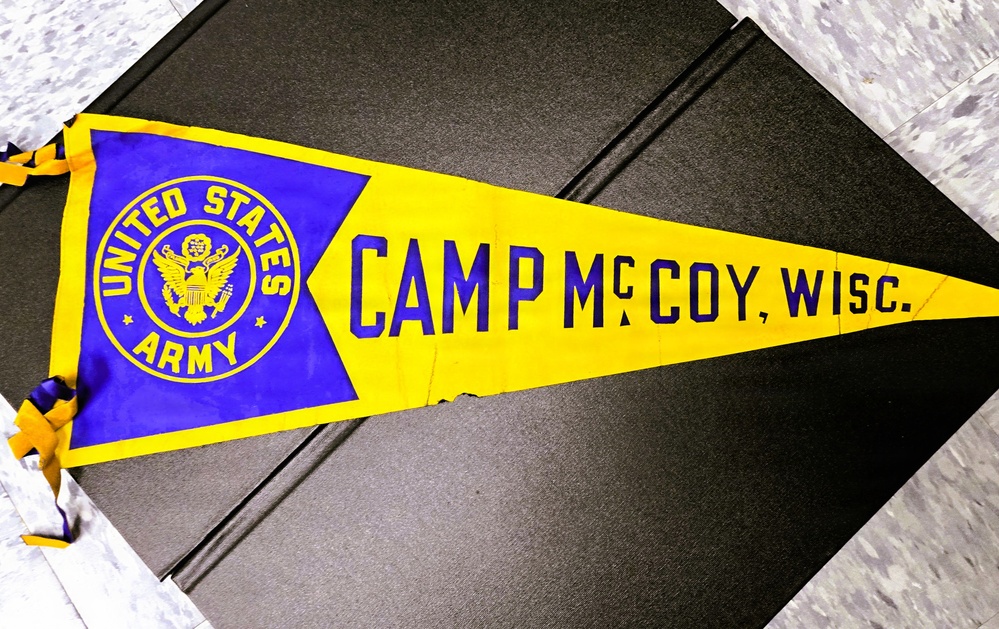Wisconsin antique business donates World War II-era Camp McCoy pennant to Fort McCoy History Center