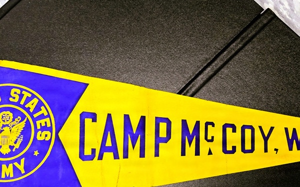 Wisconsin antique business donates World War II-era Camp McCoy pennant to Fort McCoy History Center