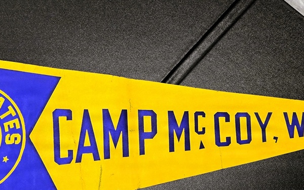 Wisconsin antique business donates World War II-era Camp McCoy pennant to Fort McCoy History Center