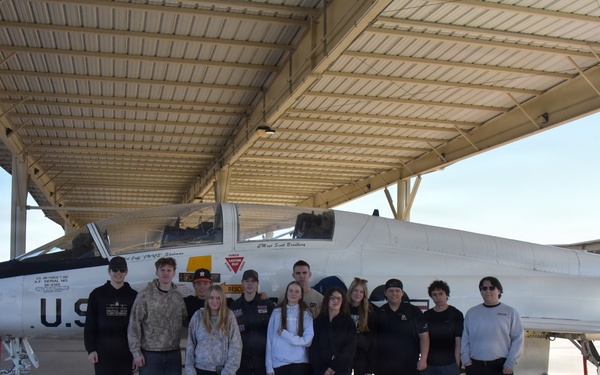 South Alberta Flight Academy students tour Sheppard Air Force Base