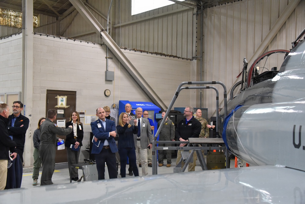 United Regional Healthcare visit 80th Flying Training Wing, strengthening partnerships