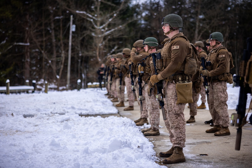 U.S. Marines Conduct Live-Fire Range at Camp David