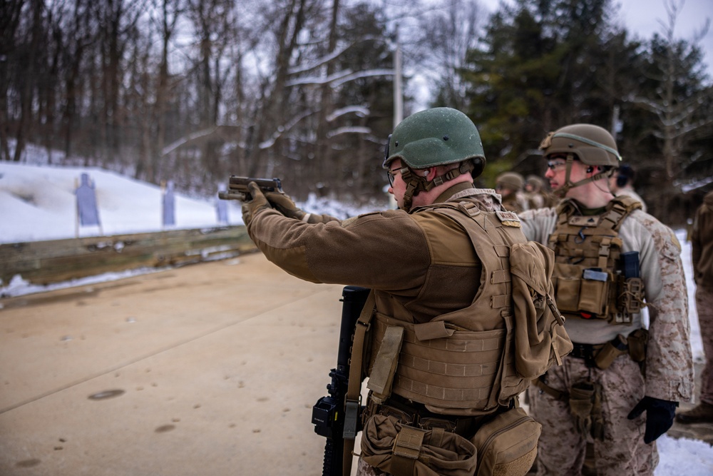 U.S. Marines Conduct Live-Fire Range at Camp David