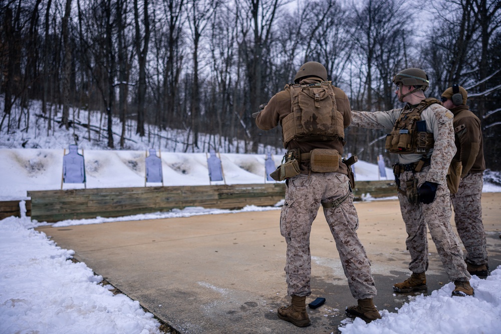 U.S. Marines Conduct Live-Fire Range at Camp David
