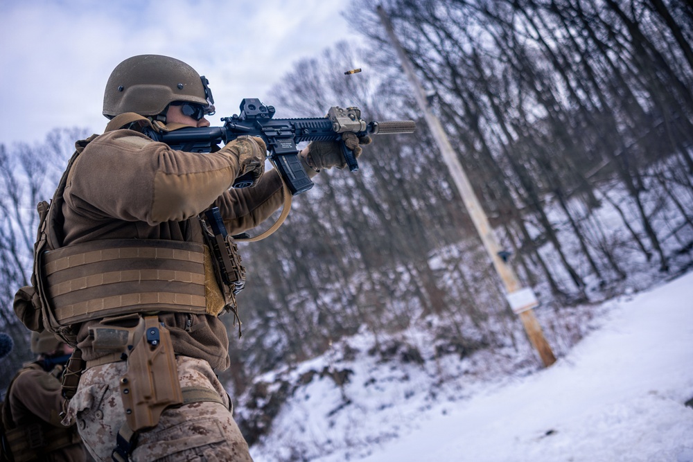 U.S. Marines Conduct Live-Fire Range at Camp David