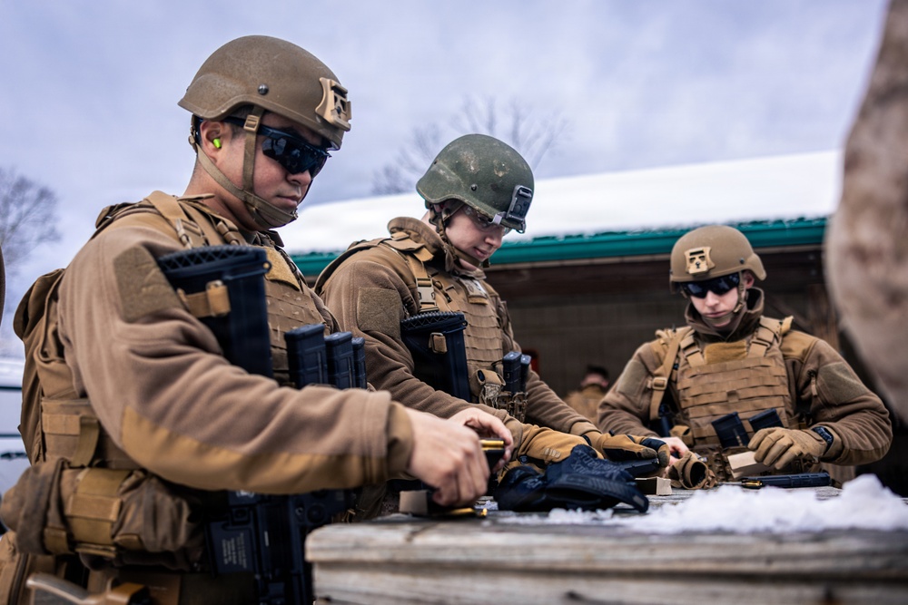 U.S. Marines Conduct Live-Fire Range at Camp David