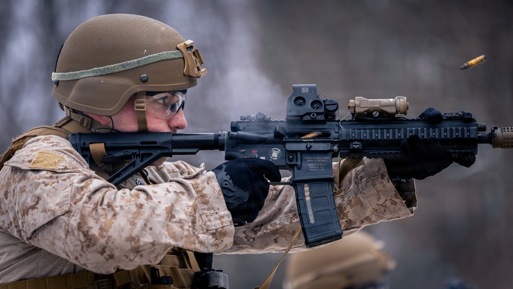 U.S. Marines Conduct Live-Fire Range at Camp David