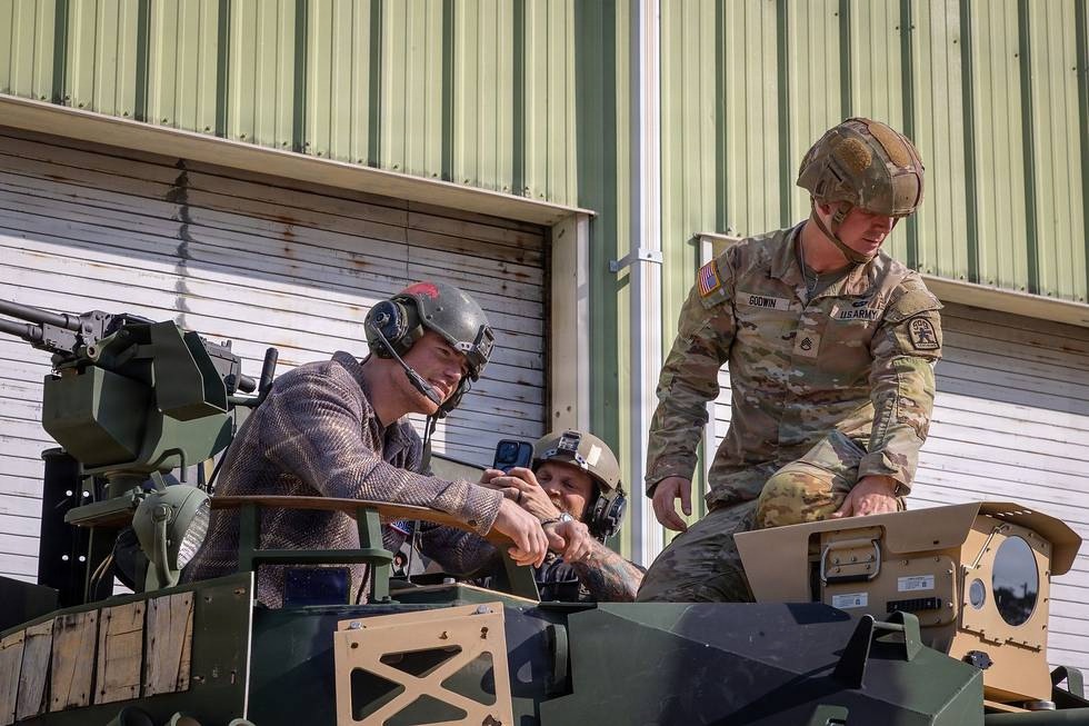 ‘Night Agent’ Star Basso visits Fort Polk