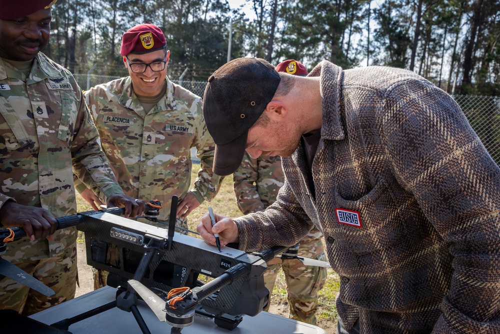‘Night Agent’ Star Basso visits Fort Polk