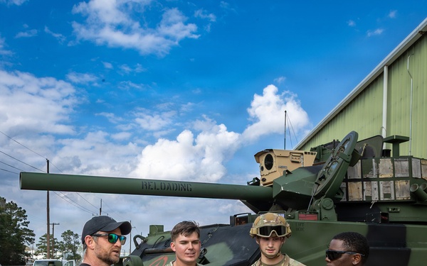 ‘Night Agent’ Star Basso visits Fort Polk