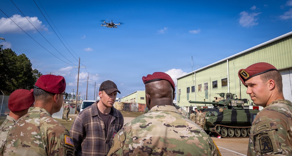 ‘Night Agent’ Star Basso visits Fort Polk