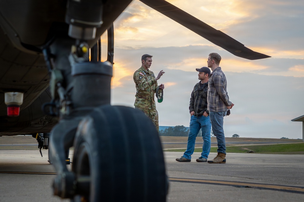 ‘Night Agent’ Star Basso visits Fort Polk