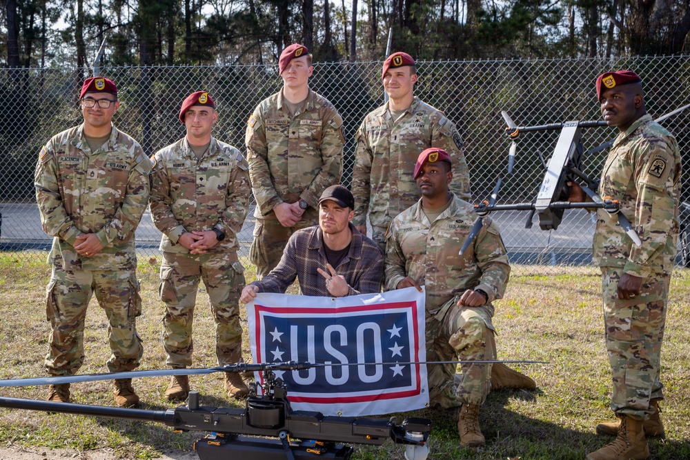 ‘Night Agent’ Star Basso visits Fort Polk
