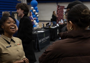 Marine flight simulator takes off from Elizabeth City State University Career Fair