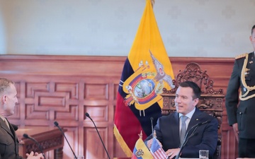 Gen. Donovan Visits Ecuador
