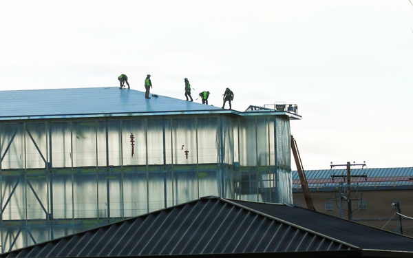 February 2026 construction operations for fiscal year 2024-funded $55.75 million Collective Training Officers Quarters Project at Fort McCoy