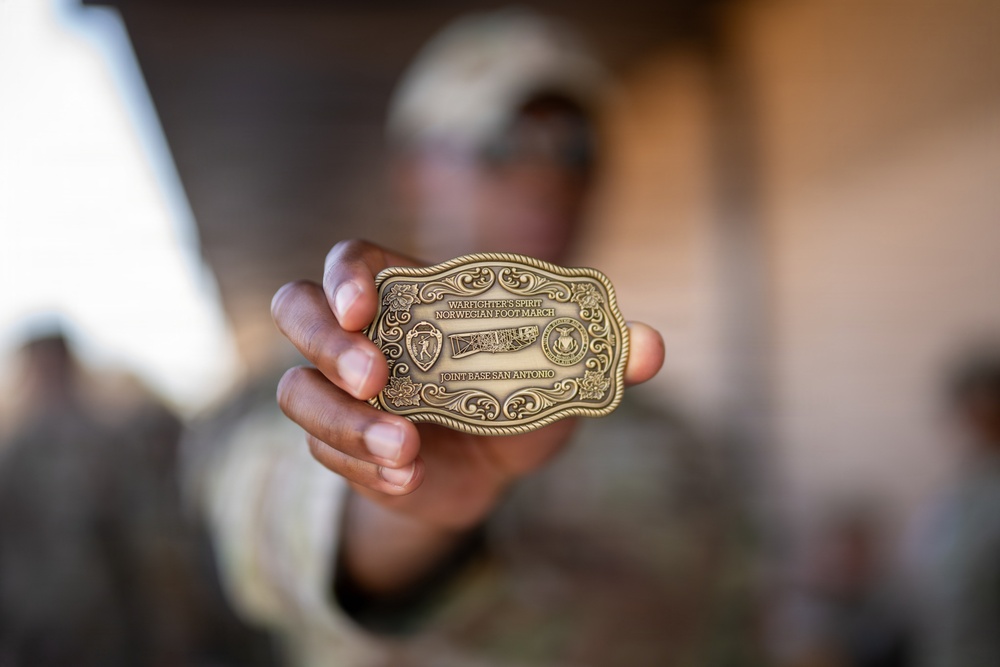 JBSA Servicemembers Participate in the Norwegian Foot March