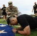 Soldiers tackle AFT during Best Squad competition