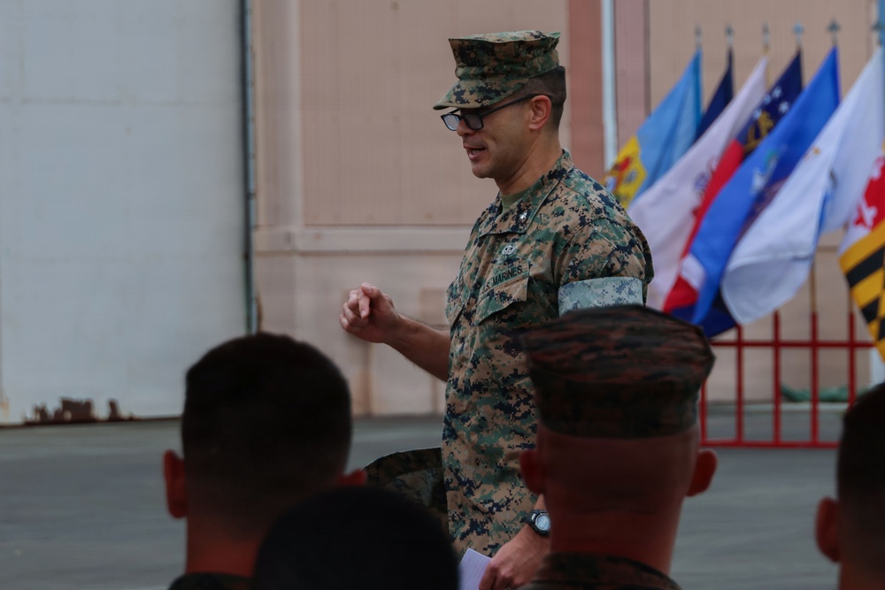 MWSS-174 Airfield Operations Co. Change of Command