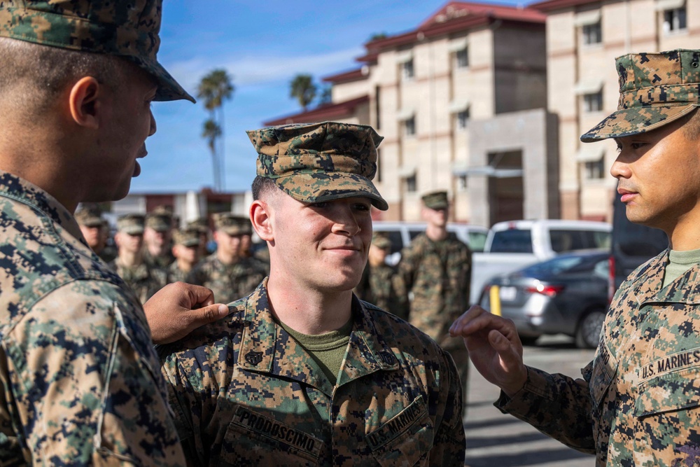 13th MEU holds March Promotion Ceremonies