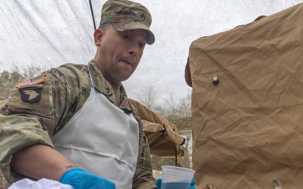 U.S. Army Reserve Military Hot Food Kitchen