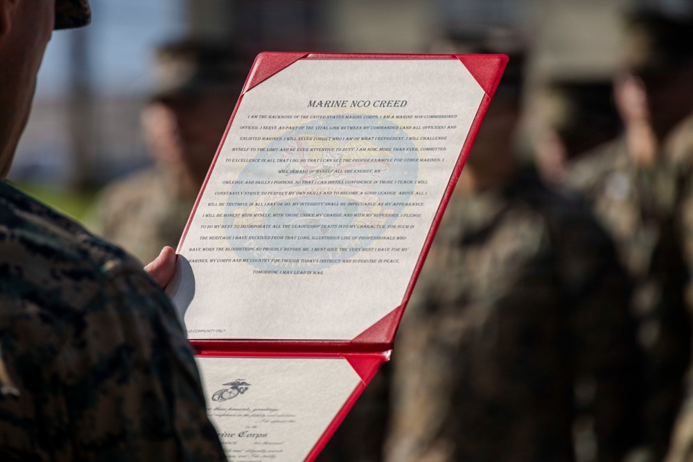 13th MEU holds March Promotion Ceremonies