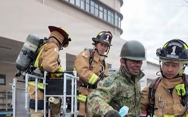 U.S. Army, Japan Ground Self-Defense Force Firefighters Strengthen Interoperability During Joint Fire Drill