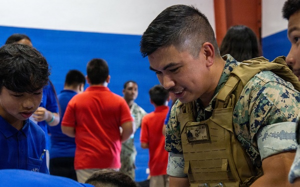 Guam Marines Inspire the Next Generation at Oceanview Middle School’s Annual Career Fair