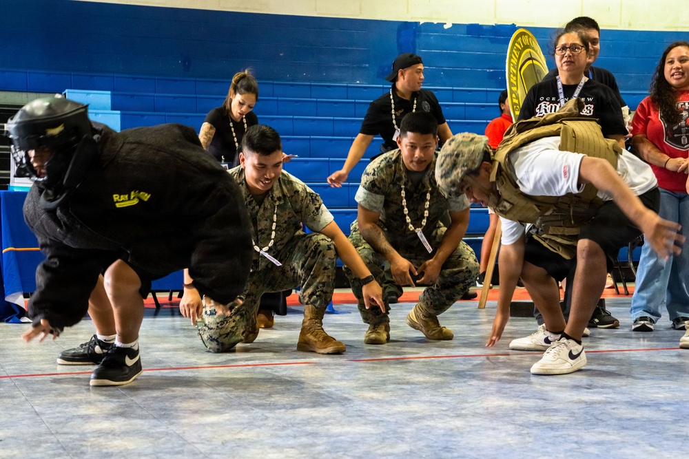 Guam Marines Inspire the Next Generation at Oceanview Middle School’s Annual Career Fair
