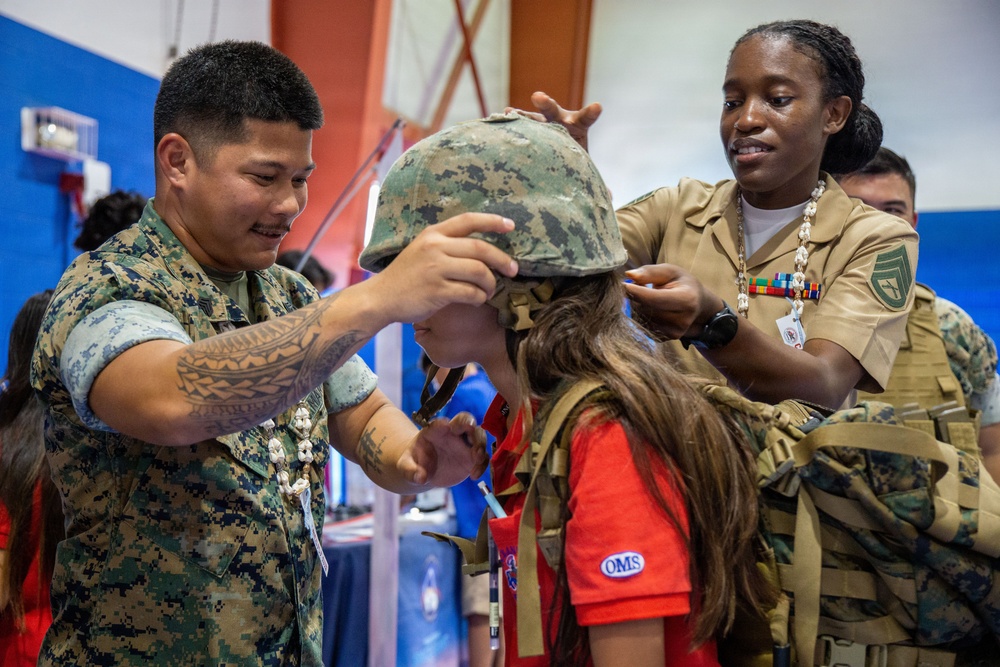 Guam Marines Inspire the Next Generation at Oceanview Middle School’s Annual Career Fair