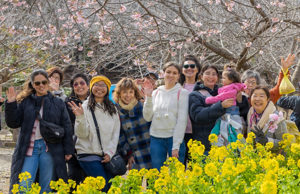 CFAY FFSC Hosts Cherry Blossom Viewing