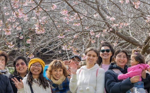 CFAY FFSC Hosts Cherry Blossom Viewing