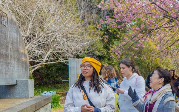 CFAY FFSC Hosts Cherry Blossom Viewing
