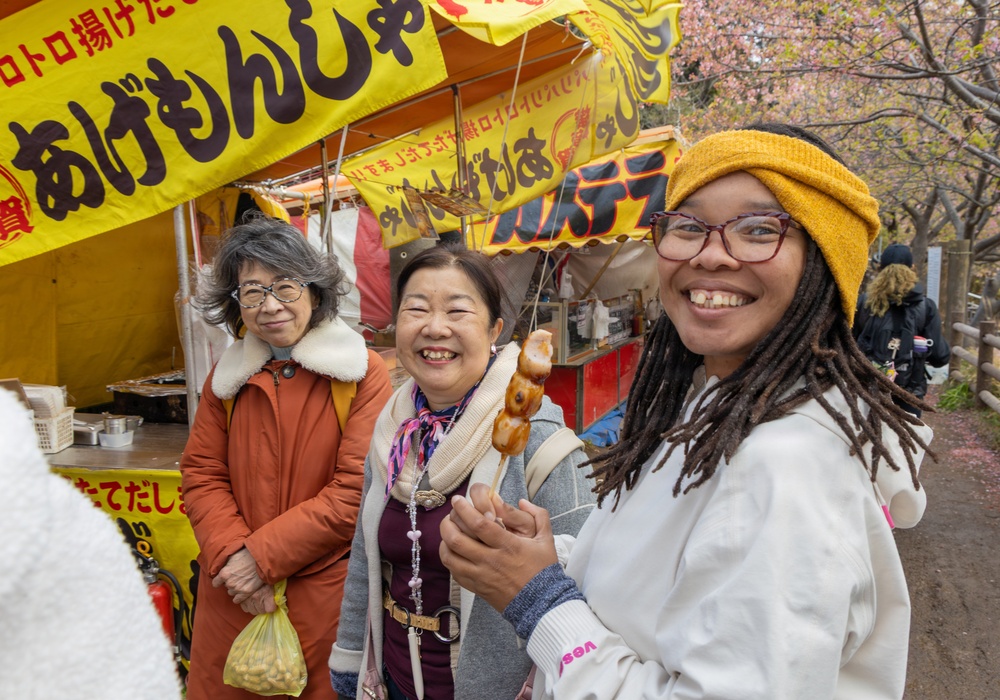 CFAY FFSC Hosts Cherry Blossom Viewing