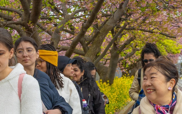 CFAY FFSC Hosts Cherry Blossom Viewing