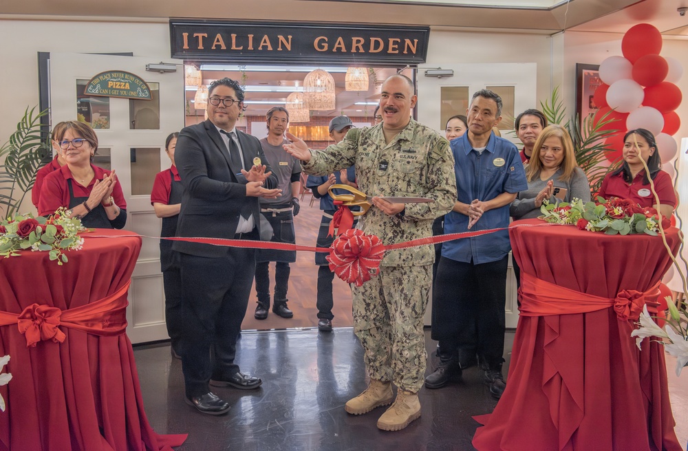 CFAY MWR Italian Gardens Grand Reopening
