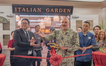 CFAY MWR Italian Gardens Grand Reopening