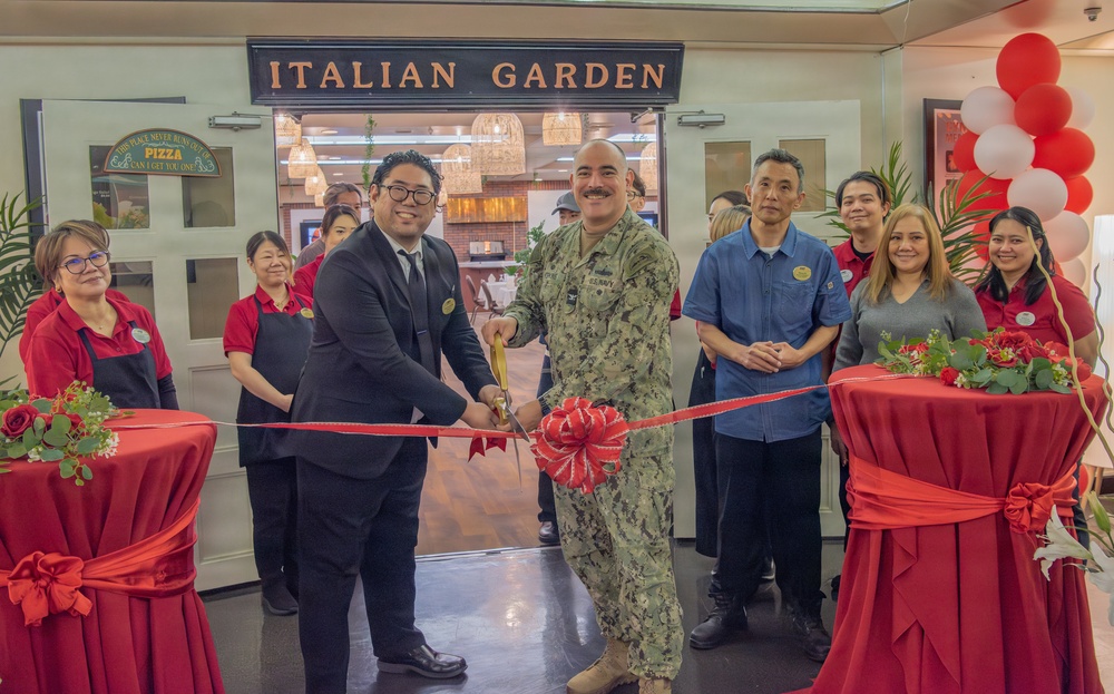 CFAY MWR Italian Gardens Grand Reopening